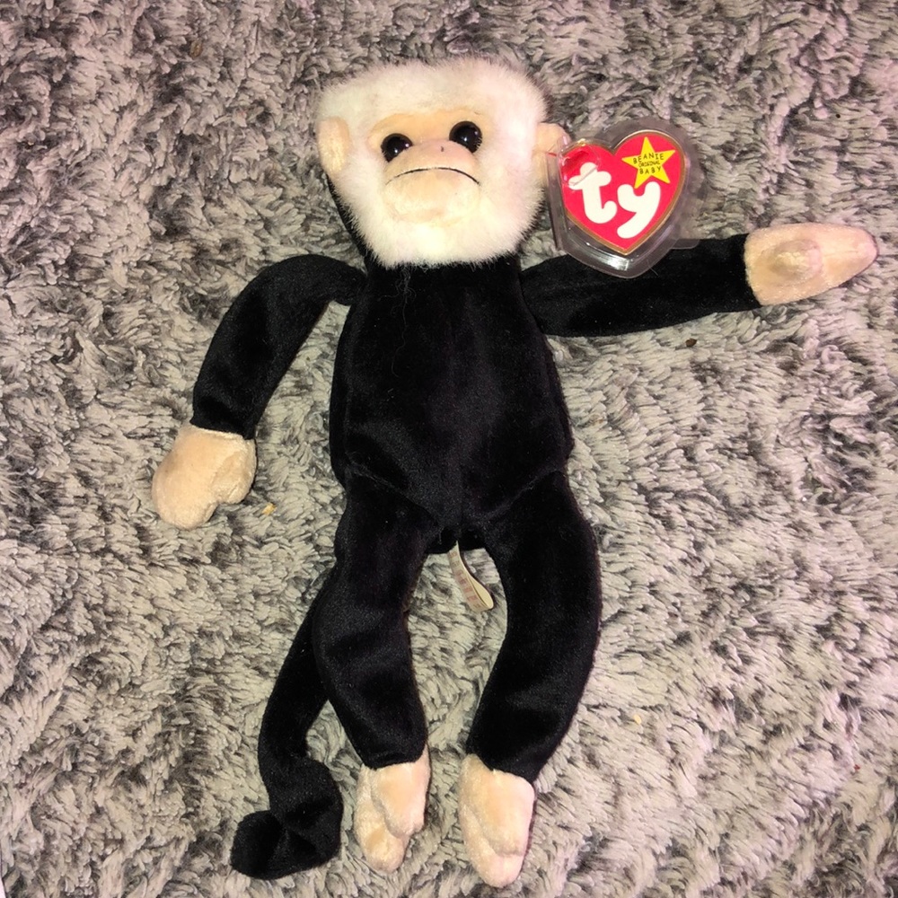 Monkey beanie baby